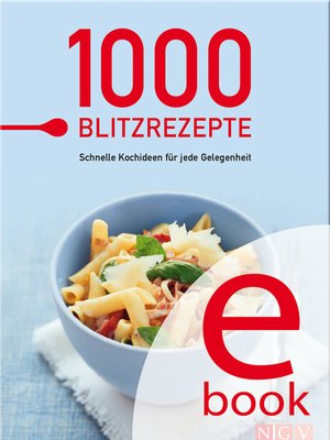 cover image of 1000 Blitzrezepte